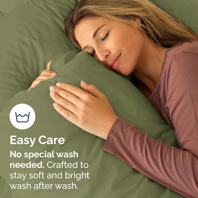 King Pillow Cases Set of 8 - Ultra Soft Hotel Quality Pillowcase Covers - Comfy. Cozy & Wrinkle Free - Shrink, Stain and Fade Resistant - Machine Washable Pillow Protectors - 8 Piece Set - Sage Green