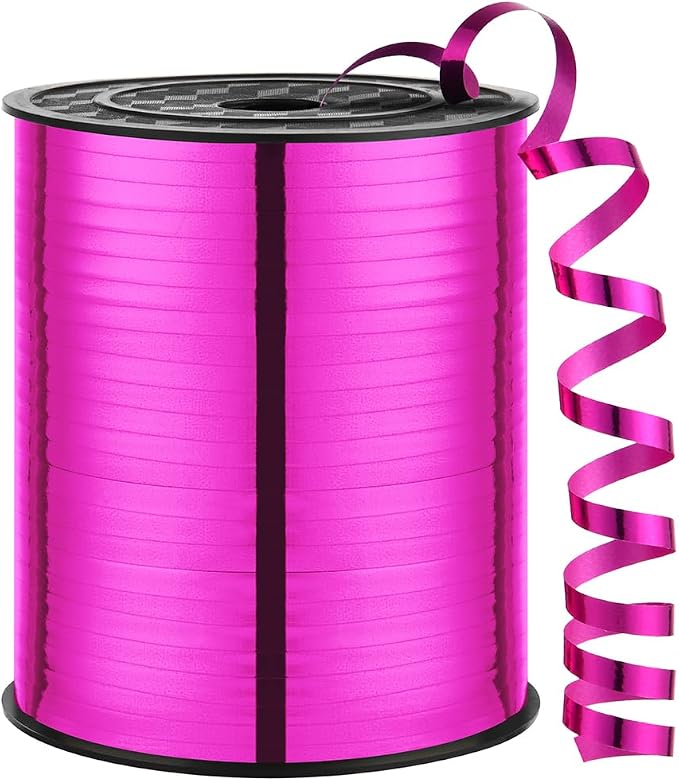 Rose Red Ribbon, 500 Yard Curling Ribbon by LACNNY