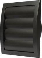 Repa Market 6 Inch Anthracite Dryer Vent Hood/Duct Cover for Walls or Ducting/ABS Plastic Grille with Flaps & Insect Screen/Exhaust and Dryer Vent Covers for Indoor & Outdoor Use