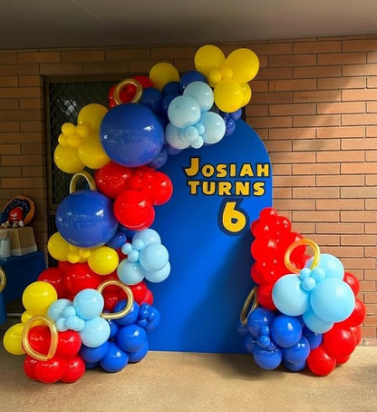 Cartoon Balloon Garland Arch Kit 171pcs - Image 4