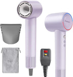 Hair dryers for Women,Blow Dryer Low Noise,Ionic Technology, High-Speed Negative ion Hair Dryer (Purple)