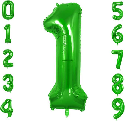 Number 1 Balloons for 1th Birthday Party Decorations, 0-100 Large No.1 Balloons by Joycard