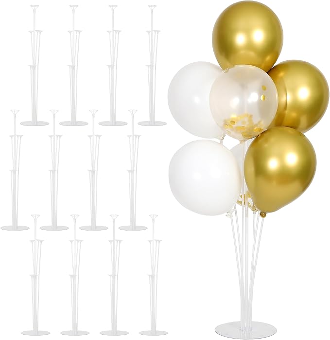 12 Sets Balloon Stand Kit, Balloon Sticks Holder by HPLYEL