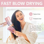 Detangling Brush, Dry and Wet Vented Detangler Hair Brush for Women and Men, Professional Paddle Curved Styling Hairbrush for Wet/Dry/Curly/Thick/Long/Damaged Hair, Pink
