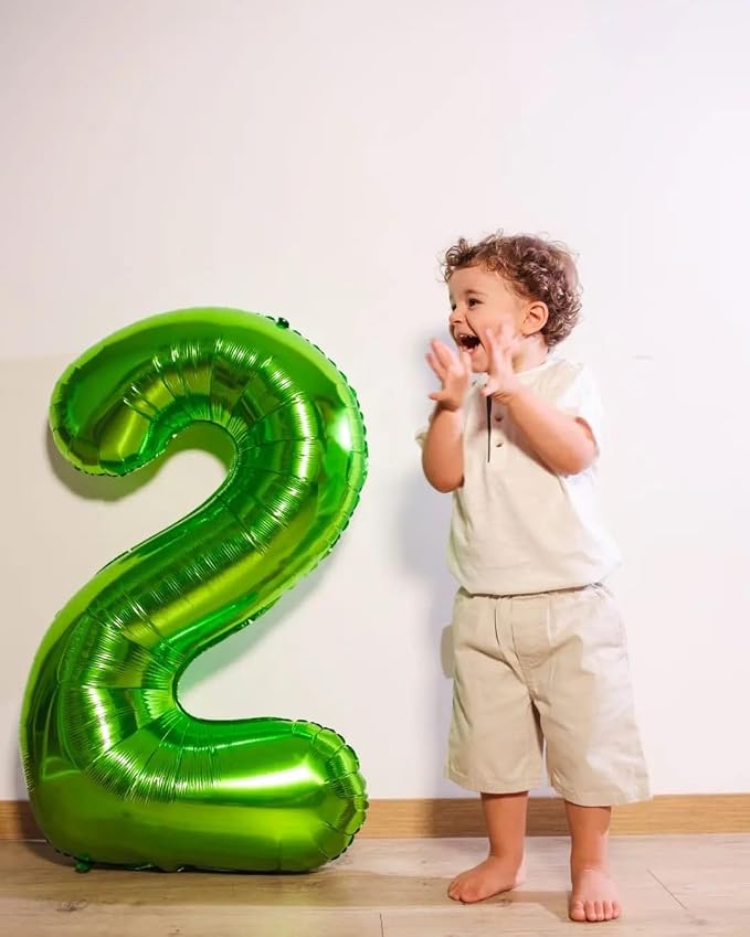 Light Green Number 6 Balloon 40 Inch - Image 3