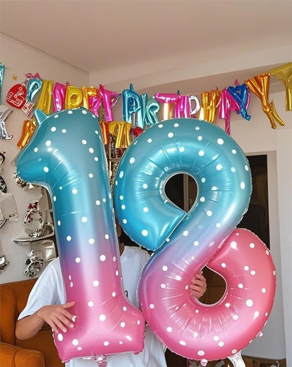 StarrySky Number 1 Balloon 40 Inch - Image 2
