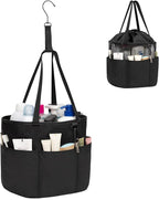 Shower Caddy Portable, Hanging Mesh Shower Caddy, Travel Toiletry Bag for Women Men, Quick Dry Shower Tote Bag with Rotable Hook for Bathroom, Gym, Camping, Beach, Swimming, Traveling