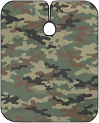 Men Women Cool Camo Military Camouflage Professional Salon Cape, Extra Large Hairdressing Haircut Apron for Hair Dye, Barber Aceessories