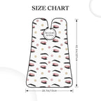 Beard Trimming Catcher Apron, Waterproof Non-Stick Grooming Bib for Shaving, Ideal for Men Dad Father’s Day, Closed Eyes Lashes Rose Gold Black Eyelash White Shave Bib
