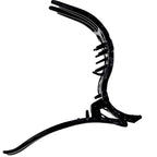 Camila Paris NV74 French Hair Clip for Women, Hair Side Clips, 3 inch Girls Hair Claw Clips Jaw Fashion Durable Styling Hair Accessories for Women, Strong Hold No Slip Grip, Made in France. Black
