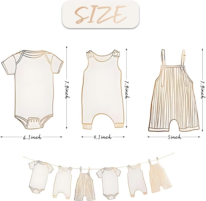 Neutral Baby Shower Bunting - Image 2