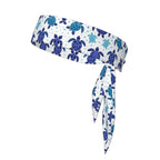 Boys Girls Sports Sweat Bands, Boho Style Long Head Band for Yoga Travel Spa, Cool Vintage Sea Turtle Headdress Hair Accessories