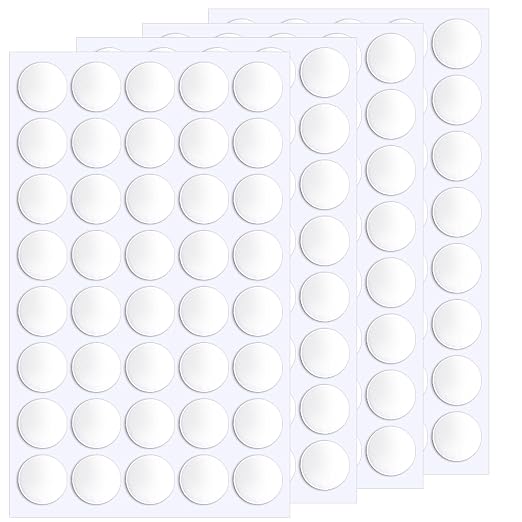 JANYUN 140 Pcs Double Sided Sticky Dots Removable 30 mm Round Putty Sticker by JANYUN