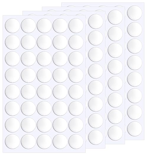 JANYUN 560 Pcs Double Sided Sticky Dots Removable Round 30 mm Putty Dots by JANYUN