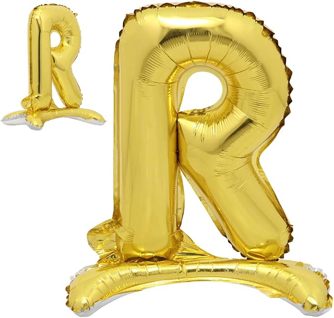 16" Standing Alphabet Letter and Number Balloons Aluminum Hanging Foil Film by RUIANSI