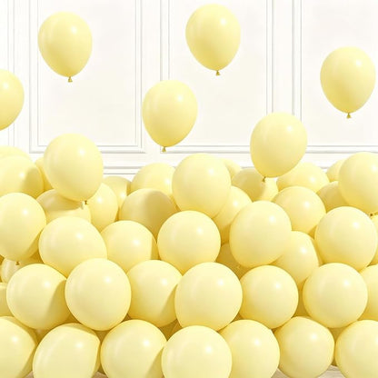 Pastel Yellow Balloons by Togvu