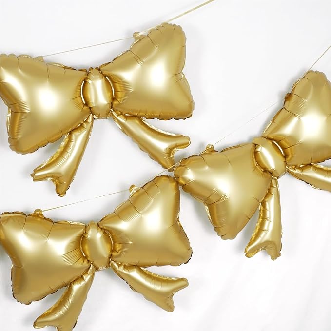 Party Era® 6 Pieces Bow Balloons, Wedding Bridal Shower, Baby Shower, Balloon - Image 4
