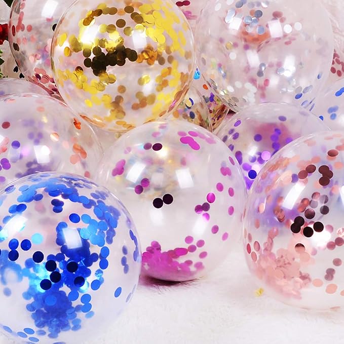 Multicolor Confetti Balloons by MOXMAY
