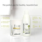 Expert Hair Bio Protein Straightening & Smoothing Kit – Protein Keratin straightening + Gold Repair Mask for Ultimate Hair Transformation – Straight, Silky, Moisturized Hair