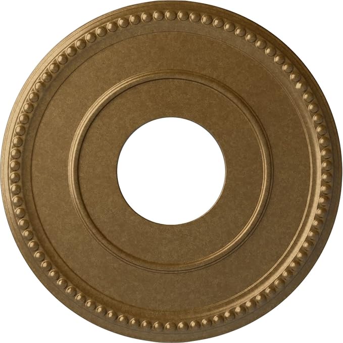 Ekena Millwork Bradford Ceiling Medallion, Pale Gold by EkenaMillwork