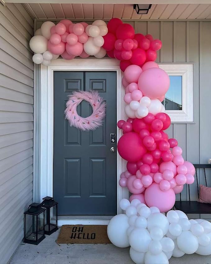 Pink Balloons Arch Kit 188pcs - Image 7
