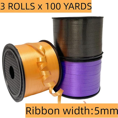 3 Pack 100 Yards Assorted Colors Curling Ribbon, Balloon String - Image 2