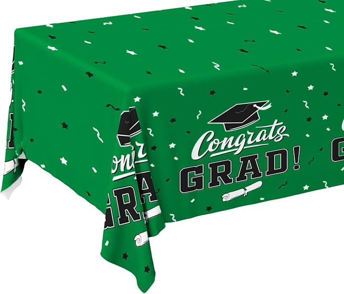Graduation Party Decorations, Gongrats Grad Tablecover - Image 6