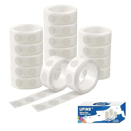 UPINS 1500 Pcs Point Dots Balloon Glue Removable Adhesive Point Tapes | 15 by UPINS