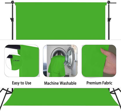 Green Screen Backdrop for Photoshoot, Fabric 8x10ft | Versatile Studio Photo - Image 6