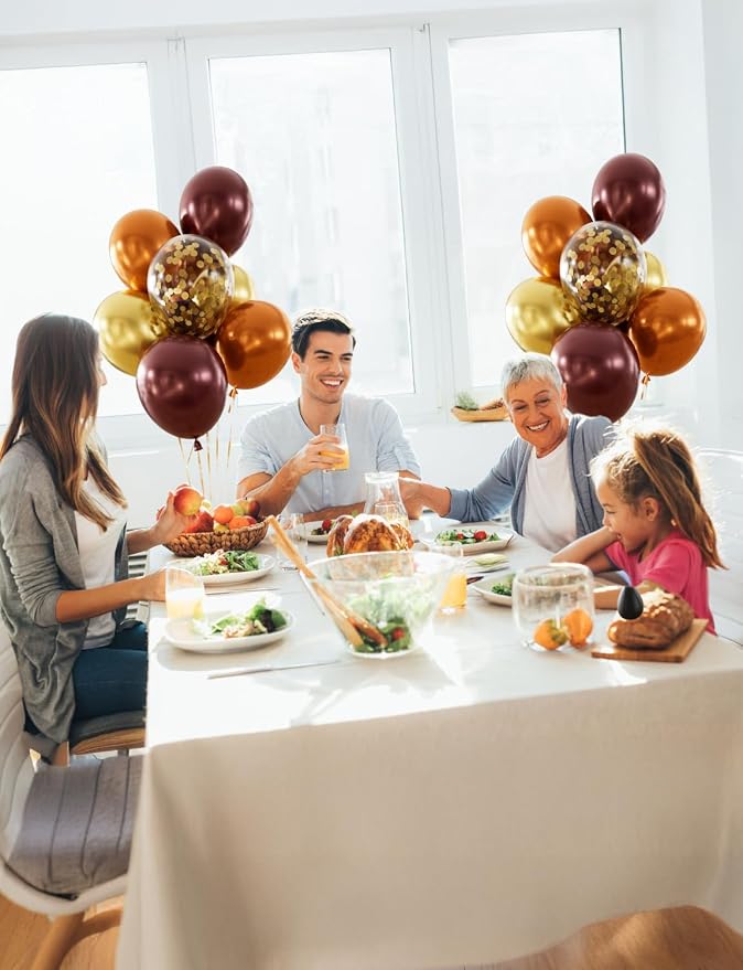 Fall Thanksgiving Party Balloons, Autumn Balloons Decorations | 50Pcs 12 Inch - Image 6