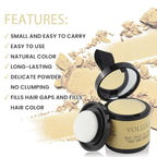 VOLLUCK Root Touch up Powder, Instant Hairline Powder for Thinning Areas and Gray Hair Coverage, Natural and Non-greasy Root Cover up for Women and Men (Light Blonde, 0.35 Ounce)