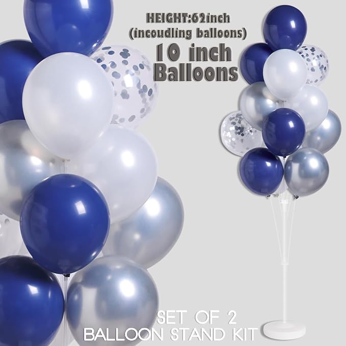Blue Balloon Column Kit Set of 2 - Image 5