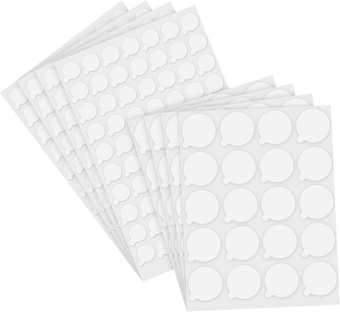 ACFELLE 8 Sheets Foam Dots 3D Round Adhesive, 2 Size Pop Dots Sticky Double by ACFELLE