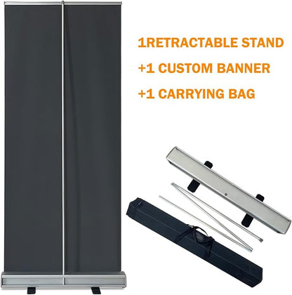CUSTOM Retractable Banner Stand, Banners are made from curl-free fabric - Image 7