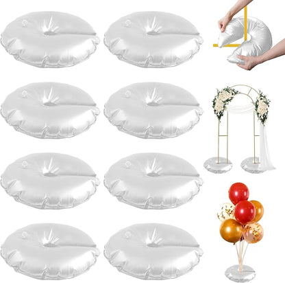 White Balloon Arch Weights, Heavy Duty Water-Filled Base Weights by Unknown