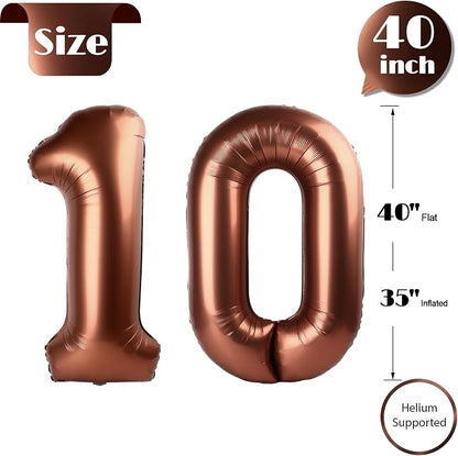 Brown 10 Balloon - Image 5