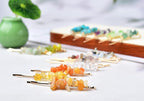 Crystal Hair Pins Gemstone Jeweled Bobby Pin Decorative Hair Accessories for Women Colorful Hairpins Set of 15