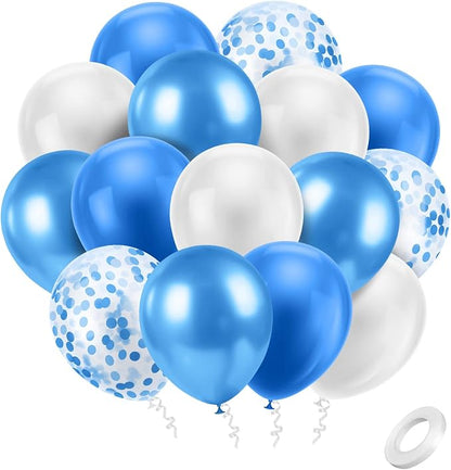 Ainiv 15PCS Blue Balloons, 12inch Thicken Party Balloons by Ainiv