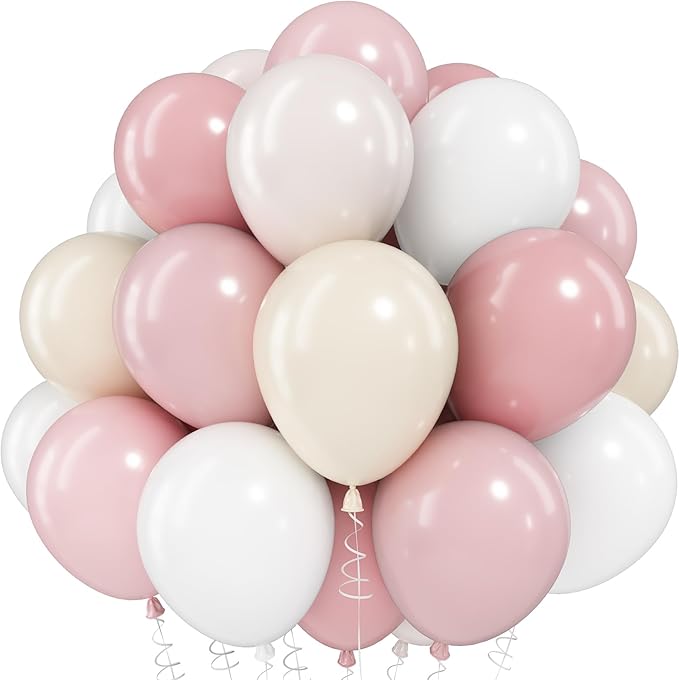 Dusty Pink Balloons by KAINSY
