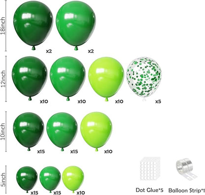 Green Balloon Arch Kit - Image 2