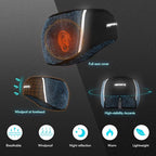 EMPIRELION Original Luxurious Plush Fleece Headband, Soft Running Ear Warmer Forehead Windproof Protection Reflective Gear