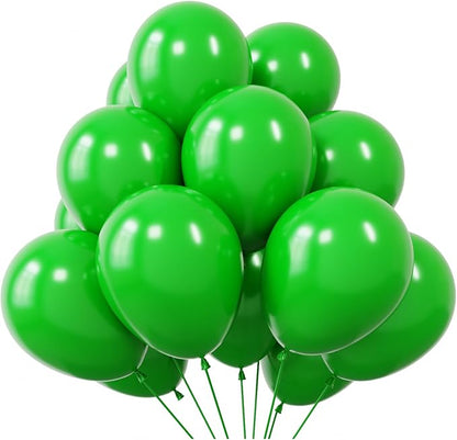 KBZVNAF Green Latex Party Balloons 50 Pack 12 inch | Light Green Helium Matte by KBZVNAF