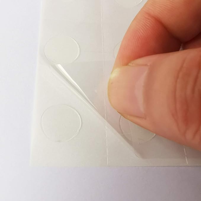 600PCS Clear Dots Glue Removable Double Sided Adhesive Dots - Image 3