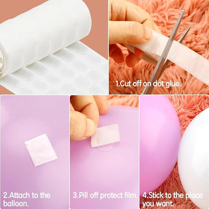 Balloon Arch Kit With Strip, 200 Glue Dots, 32.8Ft Tape - Image 4
