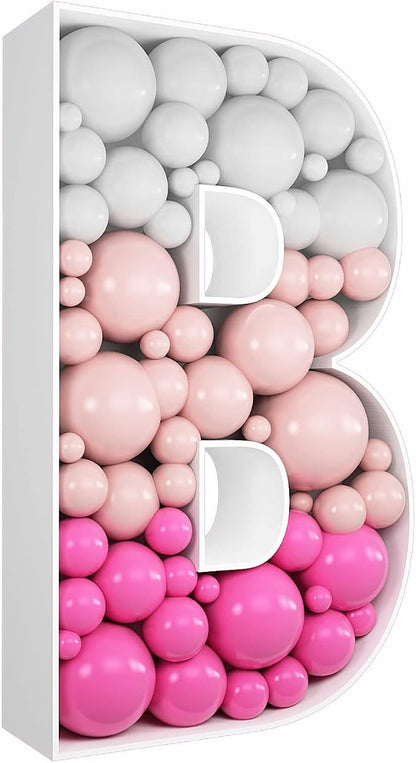 3FT Tall Mosaic Balloon Frame Letters Big Marquee Light Up Letters DIY Kit by JW+Passion+-+Premium+Quality%2C+Made+With+Passion