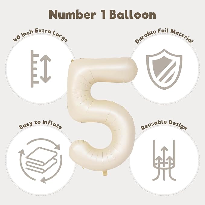 Number Balloons for Birthday Decorations - Image 3