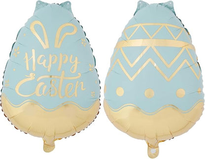 2Pcs Large 21.25 Inch Easter Eggs Balloons by Vsdski