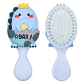 Toddler Detangler and Massage Brush - Mini Air Cushion Brush for Kids' Thin Hair - Blue