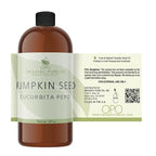 Pumpkin Seed Oil - 32 oz - Pure, Unrefined, All Natural, Non-GMO, Pumpkin Oil Perfect for Hair, Skin, Nails, Body Scalp, Facial Care Moisturizer - Hydrating & Nourishing - Packaging May Vary