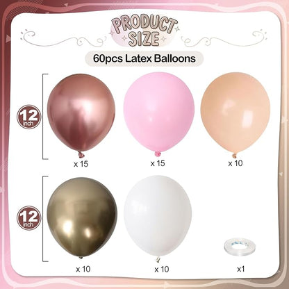 Rose Gold Balloons - Image 2